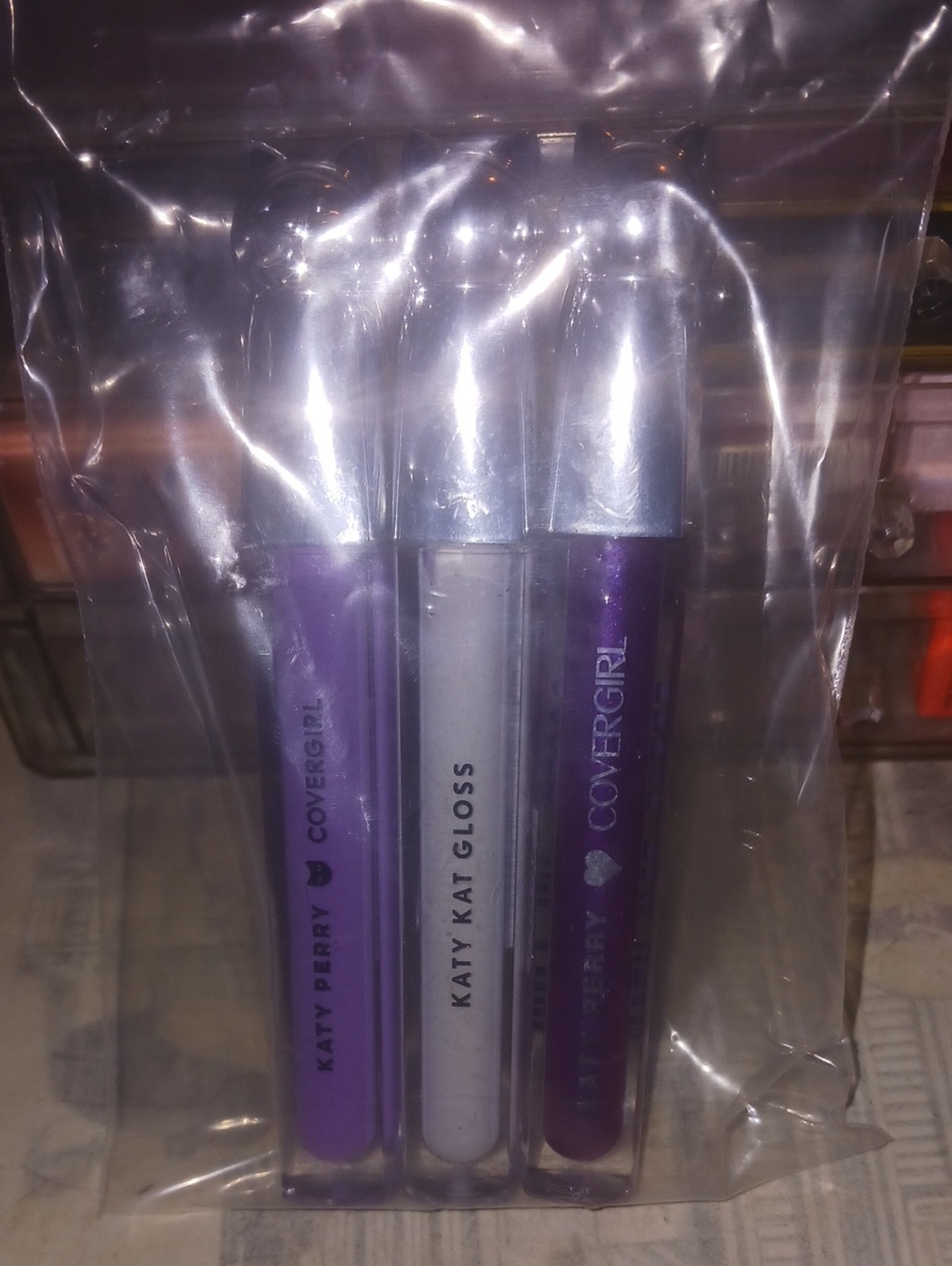 COVERGIRL Katy Kat Gloss Trio — Purple and Silver Mix